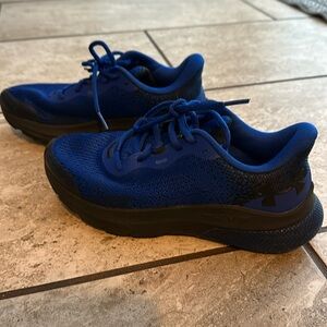 Like new- blue boys Under Armour sneakers.
